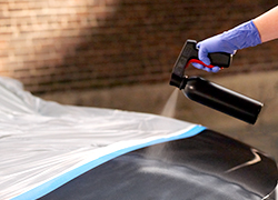 3. Нанесения спрея